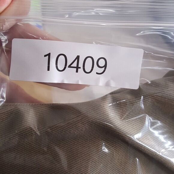 AMI PARIS Mens Pants XL Tan Pleated Tapered Crop Cuff Ankle CARROT Trouser $405 - Picture 12 of 12